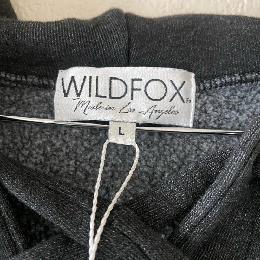 NEW Wildfox Hutton Lace Up Hoodie Sweater Large - Picture 4 of 7